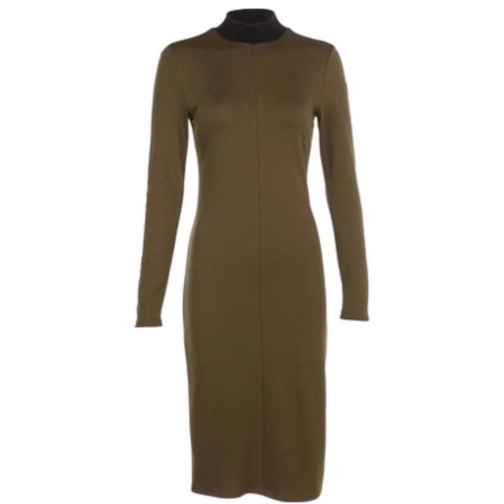 💞 New Women’s Juniors XS Olive Green Max & Ash Midi Dress